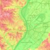 City of Saint Louis topographic map, elevation, terrain