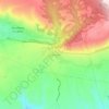 Borgo Celano topographic map, elevation, terrain