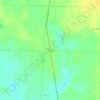 Corea topographic map, elevation, terrain