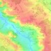 Tréché topographic map, elevation, terrain