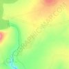 Shashemene topographic map, elevation, terrain