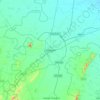 Narnaul topographic map, elevation, terrain