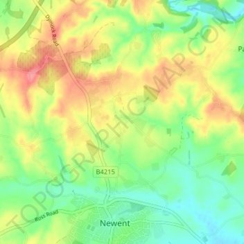 The Scarr topographic map, elevation, terrain