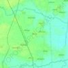 Phum Ta Skor topographic map, elevation, terrain