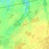 Wedel topographic map, elevation, terrain