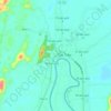 Bun Go topographic map, elevation, terrain