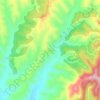 Orés topographic map, elevation, terrain