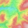 Freyneux topographic map, elevation, terrain