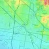 Dandenong topographic map, elevation, terrain