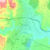 Bacchus Marsh topographic map, elevation, terrain