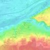 Clos de Saint-Denis topographic map, elevation, terrain