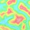 Gisozi topographic map, elevation, terrain