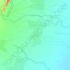 Pyin Taw U topographic map, elevation, terrain