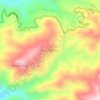 Nupa Bomba topographic map, elevation, terrain