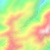Bulu Usin topographic map, elevation, terrain