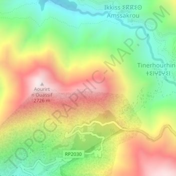 RP2030 topographic map, elevation, terrain