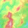 Jonas Ridge topographic map, elevation, terrain