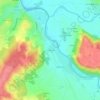 Les Varennes topographic map, elevation, terrain