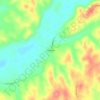 Shottsville topographic map, elevation, terrain