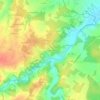 Le Châtelier topographic map, elevation, terrain