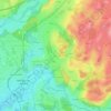 Deuchelried topographic map, elevation, terrain