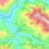 Musikot topographic map, elevation, terrain