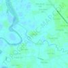 Hoa Lạc topographic map, elevation, terrain