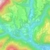 Cies topographic map, elevation, terrain