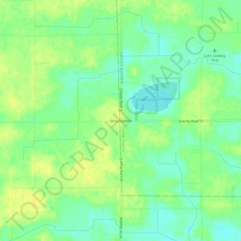 Assumption topographic map, elevation, terrain