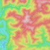 Happy Go Lucky topographic map, elevation, terrain
