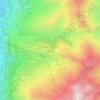 Peyresourde-Balestas topographic map, elevation, terrain