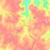 Hestand topographic map, elevation, terrain
