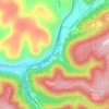 Buttonwood topographic map, elevation, terrain