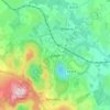 Bugle topographic map, elevation, terrain