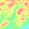 Cave Creek topographic map, elevation, terrain