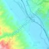 Mikrevo topographic map, elevation, terrain