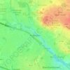 Mulhuddart topographic map, elevation, terrain
