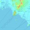 Kep topographic map, elevation, terrain