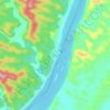 Nongkhai topographic map, elevation, terrain