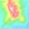 Buttu Pusuk topographic map, elevation, terrain