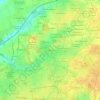 Les Beauces topographic map, elevation, terrain