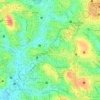 Kuravankonam topographic map, elevation, terrain