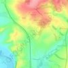 Peusec topographic map, elevation, terrain