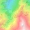 Pointe ronde topographic map, elevation, terrain