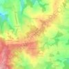 Les Chavants topographic map, elevation, terrain