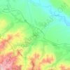 Tovuz topographic map, elevation, terrain