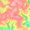 Blaenwaun topographic map, elevation, terrain