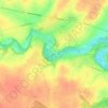 Ribière topographic map, elevation, terrain