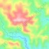 Kangkoka Panoramic View topographic map, elevation, terrain