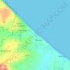 Bacton Green topographic map, elevation, terrain